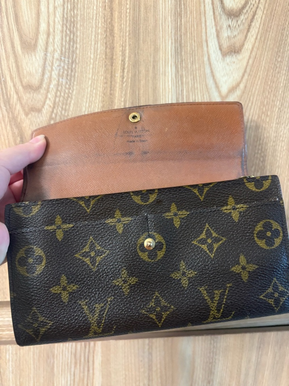 Auth Louis Vuitton Monogram Sarah wallet - Picture 5 of 14